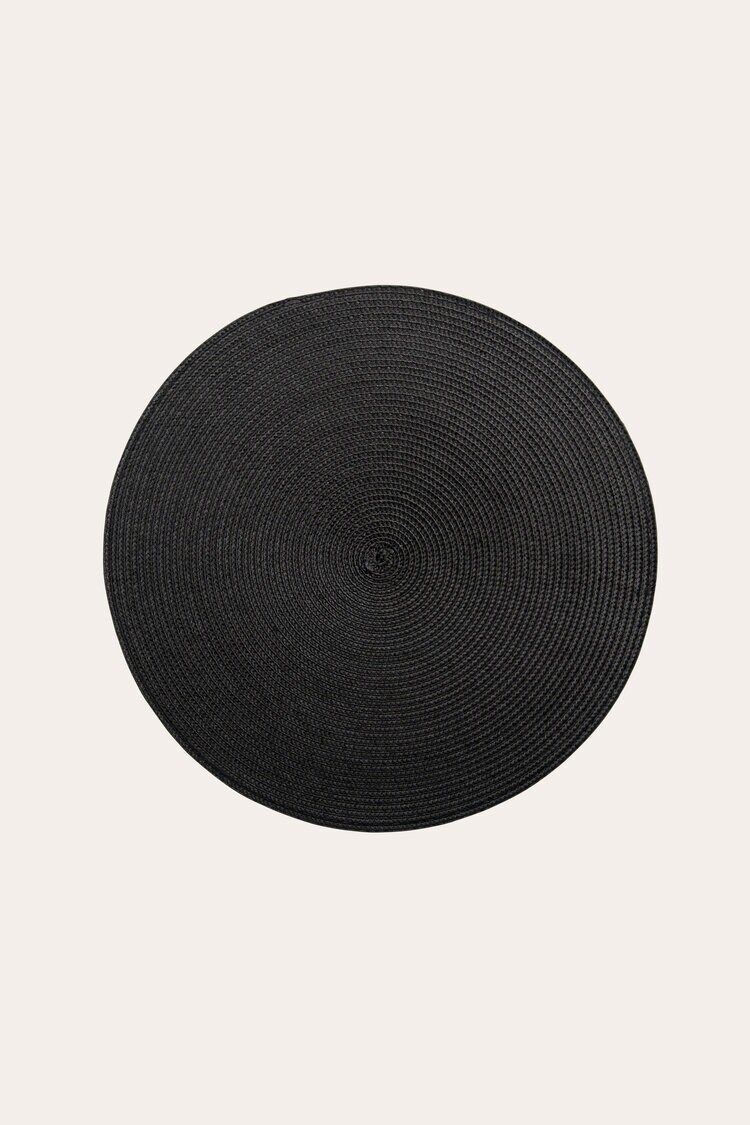 Round Place Mat Black Home Accessories Online Lagerhaus Com