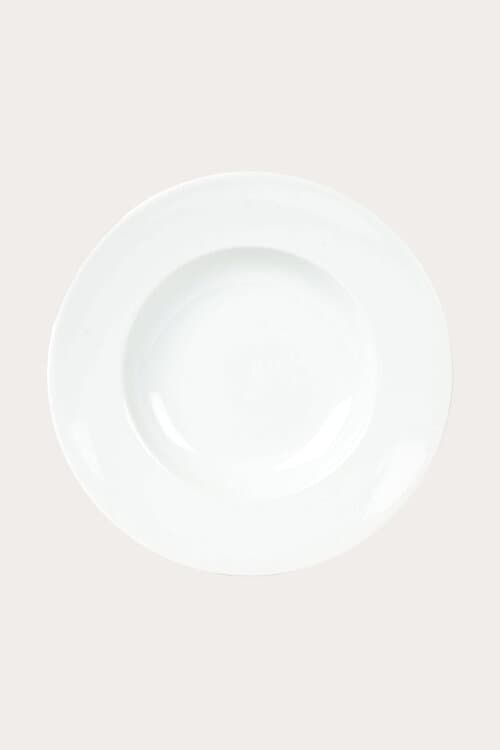 white pasta plates