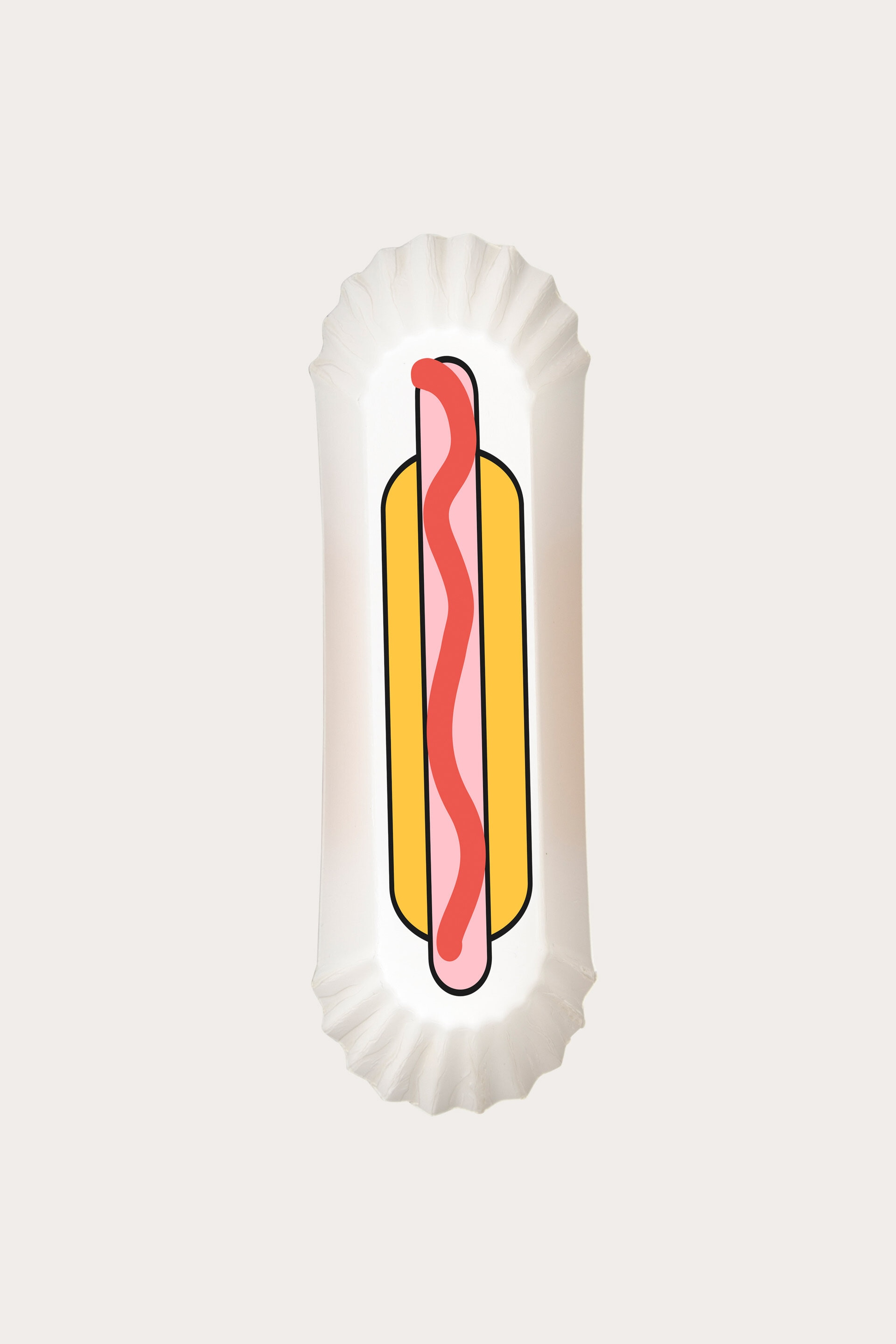hot dog paper plates